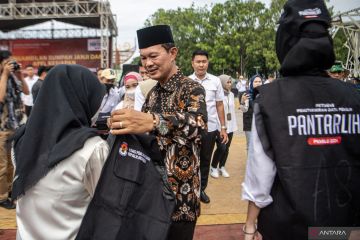 Pelantikan dan Apel Kesiapan Pantarlih Se Kota Palembang