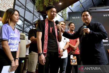 Erick Thohir serap aspirasi pecinta sepak bola di Bali