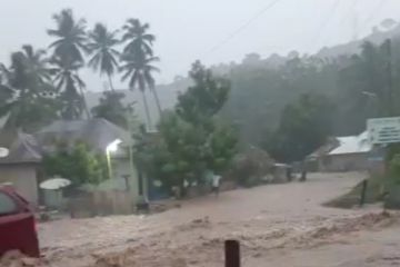 Wilayah barat Gorontalo Utara terendam banjir