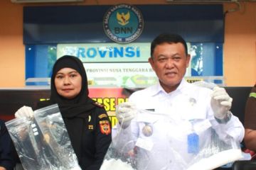 Bea Cukai Mataram dan BNN Provinsi NTB Ungkap Peredaran Sabu