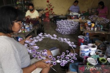 Kerajinan berbahan plat besi dari Tabanan tembus pasar internasional