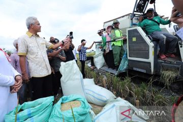 Gubernur Ganjar ajak petani milenial tingkatkan produksi padi