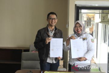 Perum LKBN ANTARA Biro Kalsel kerjasama dengan Dinas PUPR Kotabaru