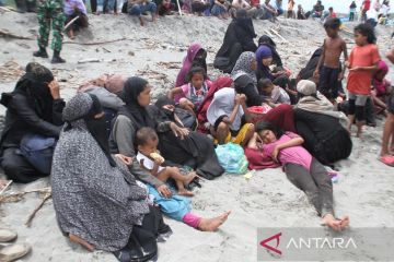 62 imigran Rohingya terdampar di pantai Aceh Besar hari ini