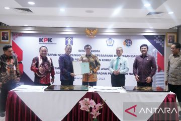 Kemenkumham terima aset rampasan KPK senilai Rp56 miliar