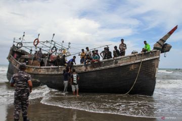 Imigran Rohingya terdampar di Aceh Besar