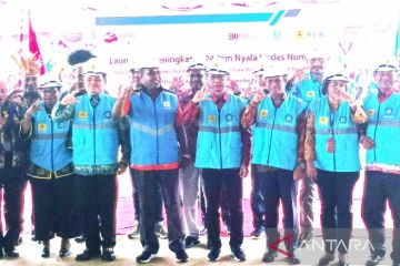 PLN Biak nyalakan listrik warga Pulau Numfor selama 24 jam