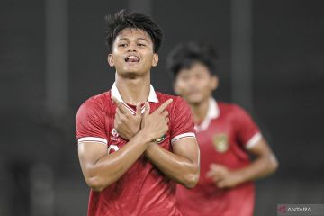 Timnas Indonesia U-20 unggul 1-0 atas Suriah pada babak pertama