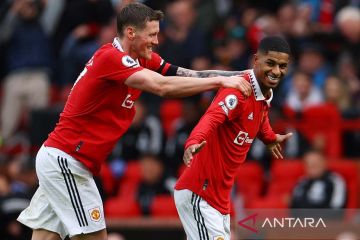 Rashford cetak dua gol, Manchester United kalahkan Leicester 3-0