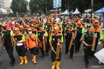 Peringatan Hari Peduli Sampah Nasional di Jakarta