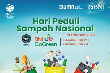 Hari Peduli Sampah Nasional, BNI beri bantuan peralatan Pos Pandai