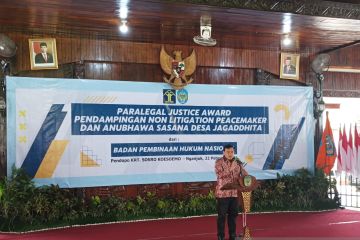 BPHN: Paralegal Justice Award sejalan dengan Kemendes PDTT-Kemendagri