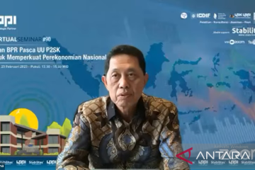 LPPI: UU P2SK perkuat fungsi BPR topang UMKM