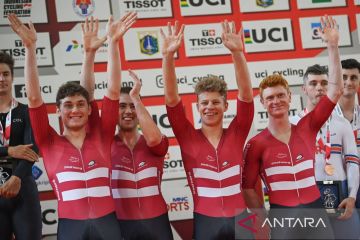 Denmark juara team pursuit putra UCI Track Nation Cup 2023