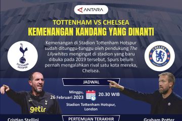 Tottenham vs Chelsea: Kemenangan kandang yang dinanti