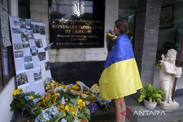 Menilik satu tahun perjuangan Ukraina melawan invasi Rusia