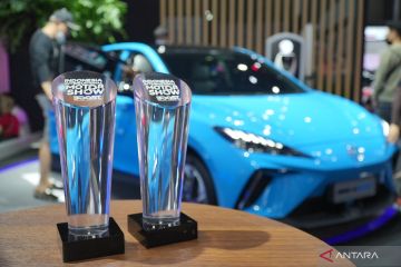 MG sabet penghargaan mobil listrik terfavorit terbaik di IIMS 2023