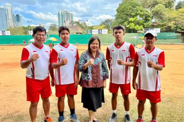 Tim tenis putra U16 Indonesia lolos ke kualifikasi Piala Davis Junior