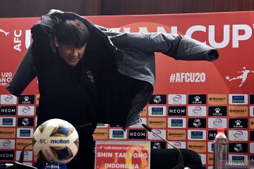 Konferensi pers jelang Piala Asia U-20 di Uzbekistan