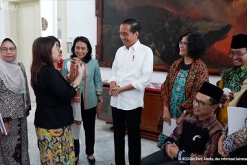 Jokowi tegaskan dukungan penghapusan kekerasan pada perempuan