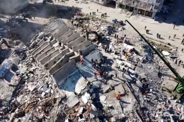 Jumlah korban tewas akibat gempa bumi di Turki tembus 20.000 orang