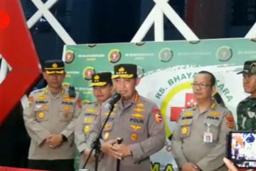 Kapolri puji tim SAR gabungan dalam evakuasi kecelakaan helikopter