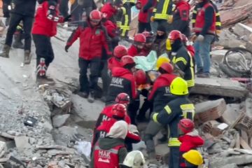Korban gempa Turki tembus 12 ribu jiwa