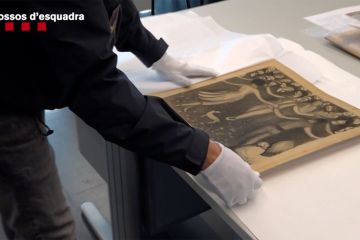 Lukisan kuno karya seniman ternama Spanyol berhasil diamankan polisi