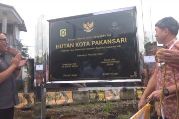 Pemkab Bogor resmikan Hutan Kota Pakansari