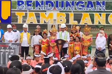 Presiden Jokowi resmikan Bendungan Danu Kerthi di Buleleng Bali