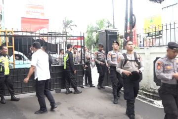 Ratusan petugas gabungan amankan sidang vonis Kuat Ma'ruf-Ricky Rizal