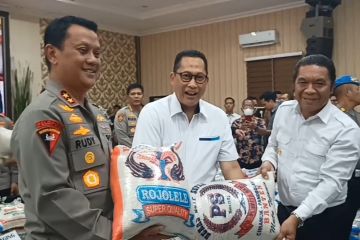 Satgas Pangan Polda Banten ungkap penyelewengan 350 ton beras Bulog