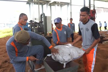 Warga binaan lapas Pohuwato terampil mengolah sabut kelapa