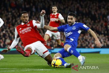 Liga Inggris : Arsenal kokoh di puncak klasemen setelah bungkam Everton 4-0