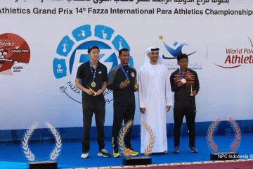 Para-atletik Indonesia bawa pulang lima emas dalam kejuaraan di Dubai