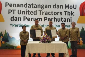 Perhutani - United Tractors jalin sinergi dukung rehabilitasi hutan