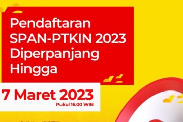 Pendaftaran SPAN PTKIN diperpanjang hingga 7 Maret