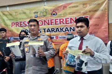 Polres Tarakan kembali tangkap dua kurir sabu jaringan internasional