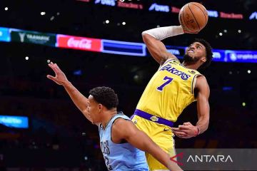 Lakers melompat ke posisi 9 usai kalahkan Pelicans 123-108