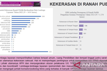 Komnas: Pengaduan pelecehan seksual dominasi kekerasan perempuan 2022