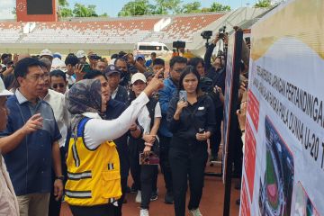 Renovasi Stadion Gelora Sriwijaya dipastikan tuntas akhir Maret