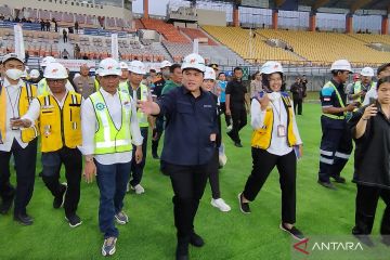 Erick Thohir kunjungi Si Jalak Harupat pastikan renovasi tepat waktu