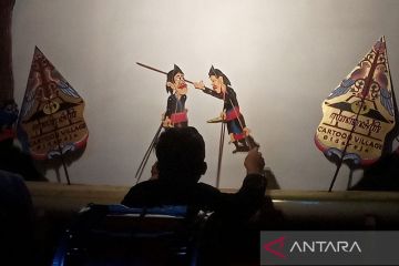 Dongeng masa lalu yang dituturkan melalui wayang kartun