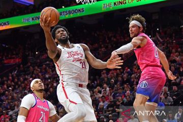 Embiid cetak 51 poin saat 76ers tundukkan Wolves