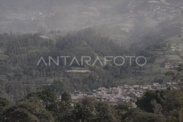 Sebaran Abu Vulkanik Gunung Merapi