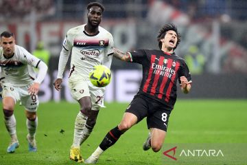 Bermain di kandang, AC Milan imbang 1-1 lawan Salernitana