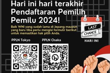 PPLN Tokyo imbau WNI segera pastikan hak pilih Pemilu 2024