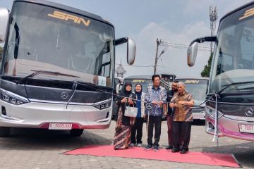 Sambut Lebaran, PO SAN luncurkan 10 bus Mercedes-Benz