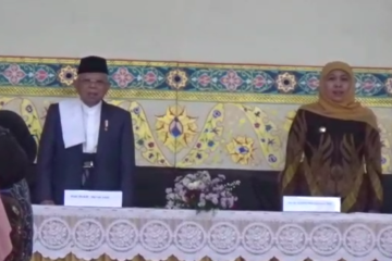 Wapres Ma'ruf Amin hadiri wisuda cucu di Jombang