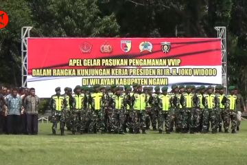 1500 personel gabungan siaga amankan kunjungan Presiden di Ngawi